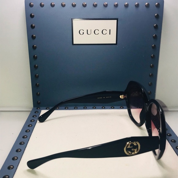 Black / Violet / Gold Gg0796s - 002 Sunglasses - Picture 4 of 10